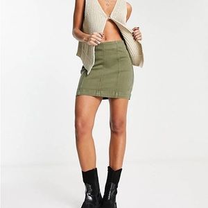 Denim Free People Skirt